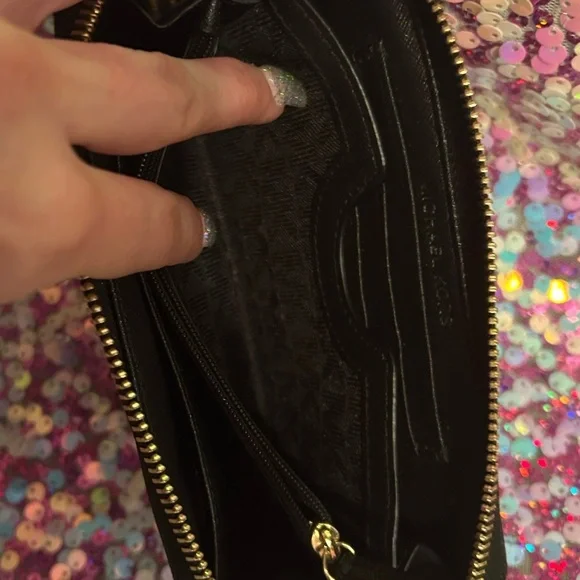 Michael Kors Black Wristlet Wallet - Picture 6 of 10
